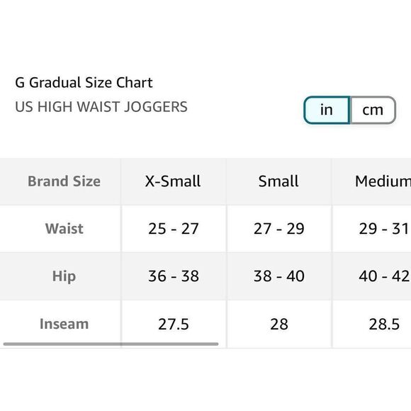 NEW Joggers Pants Zipper Pockets High Waisted Athletic Tapered S - Picture 7 of 8